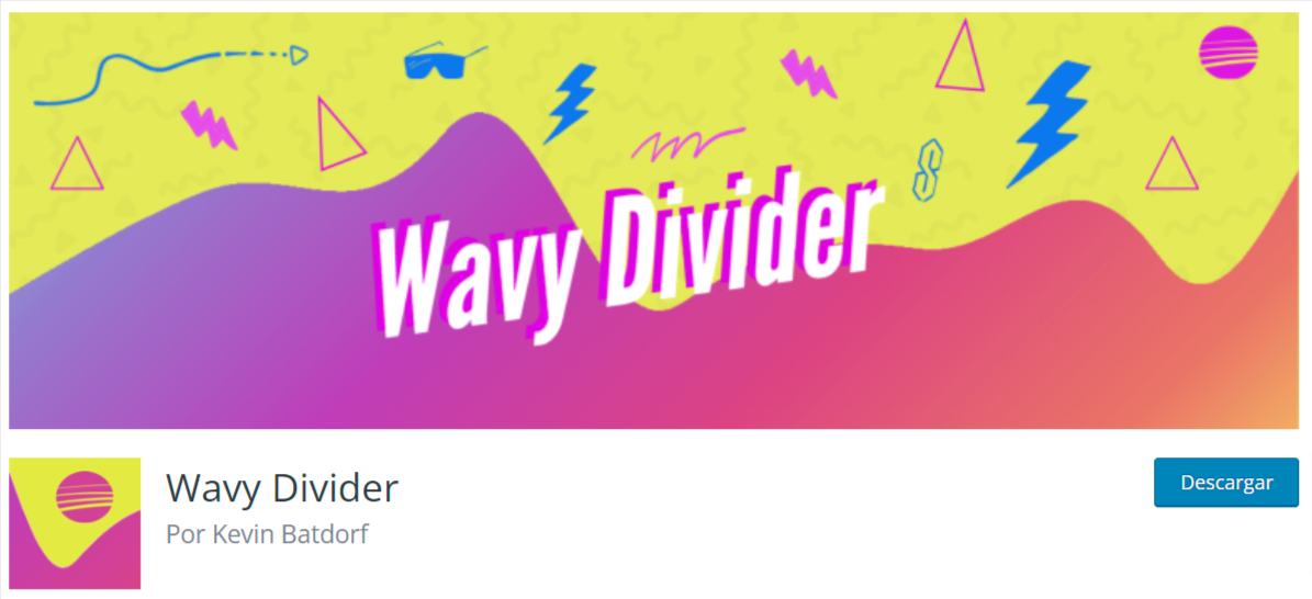 wavy divider