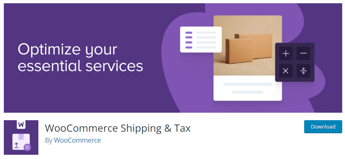shipping and tax