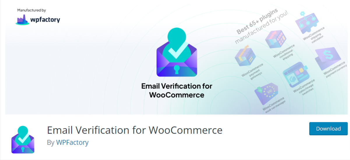 email verification for woocommerce